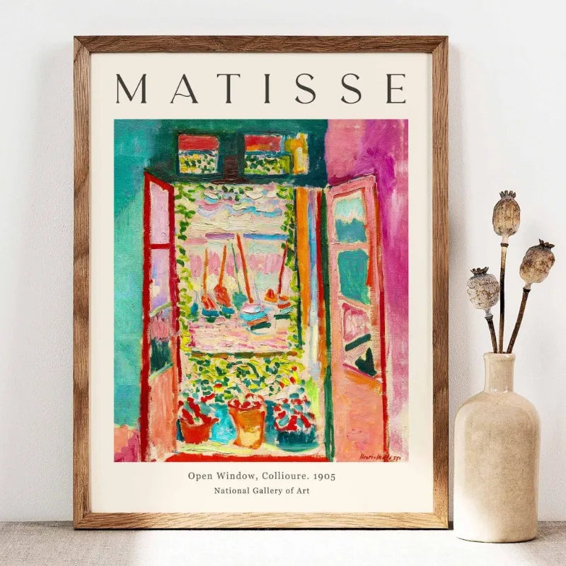 Vintage Mid-Century Matisse Landscape Canvas